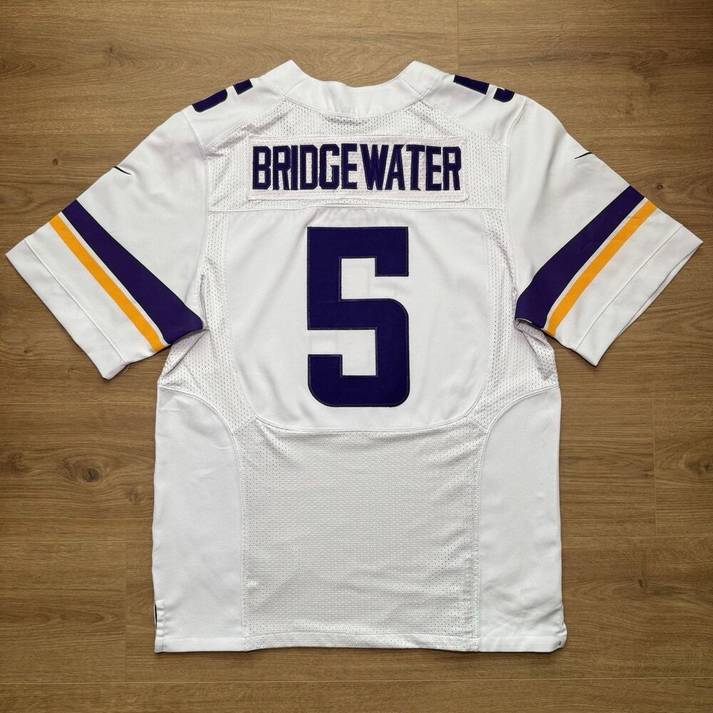 Nike Minnesota Vikings Teddy Bridgewater On Field Jersey Size 44 NFL #5 White - Picture 9 of 9